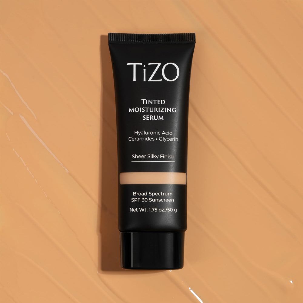 TIZO application shot demonstrates lightweight texture for a sheer glow