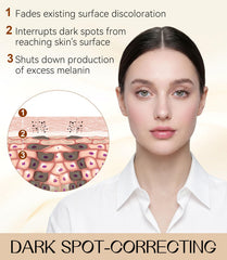 TJE Dark Spot Corrector cream texture close-up highlighting a smooth, hydrating formula