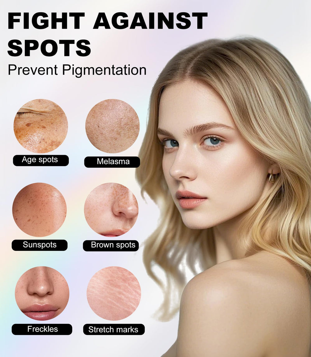 TJE dark-spot-serum boxed packaging highlights advanced brightening ingredients.