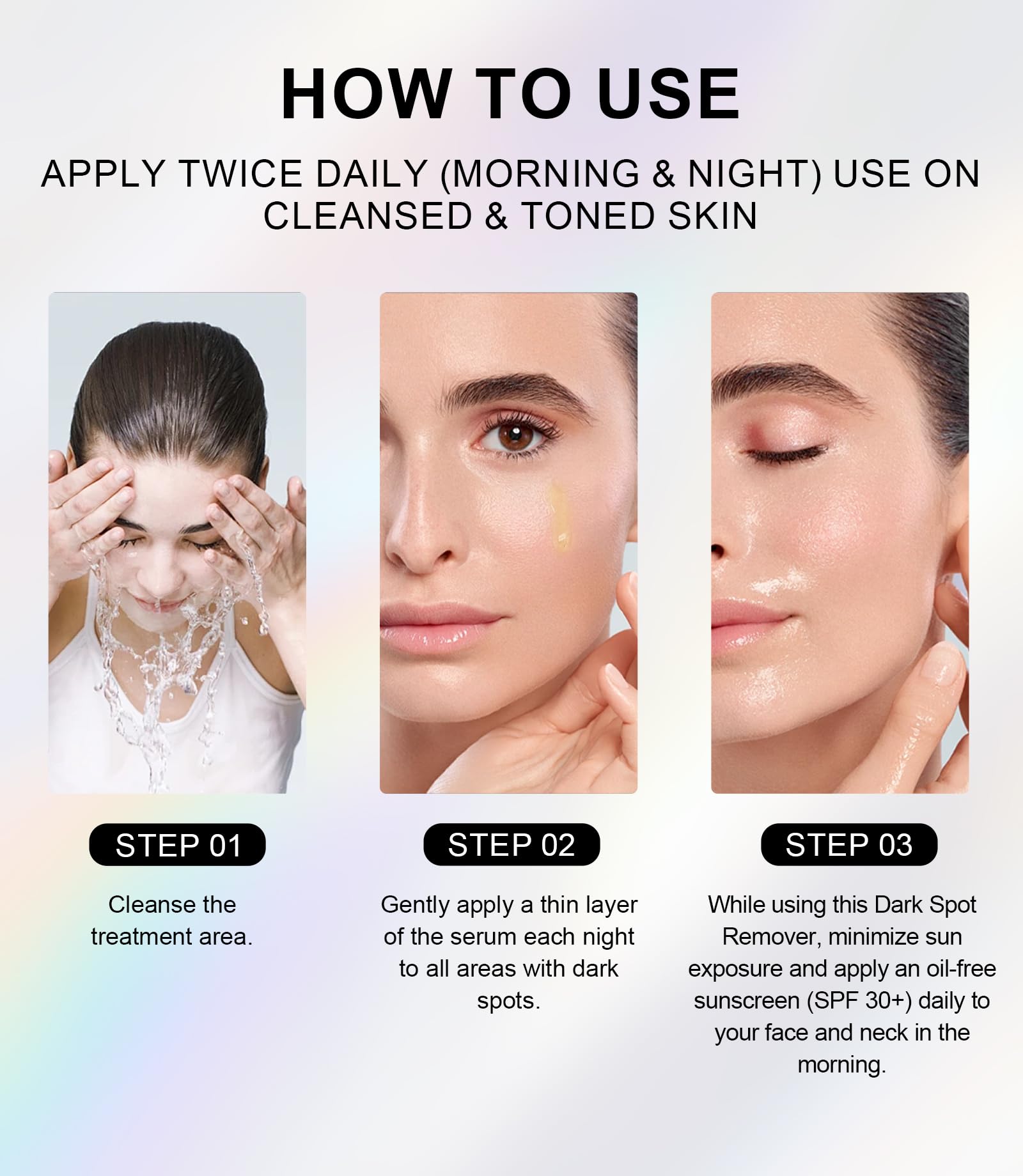 TJE dark-spot-serum night routine setup shows easy integration.