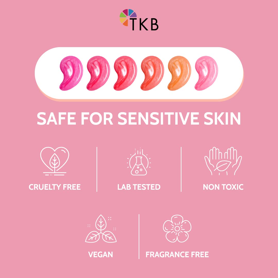 TKB Lip Gloss Base Flexagel M ready-to-wear packaging for quick on-the-go use