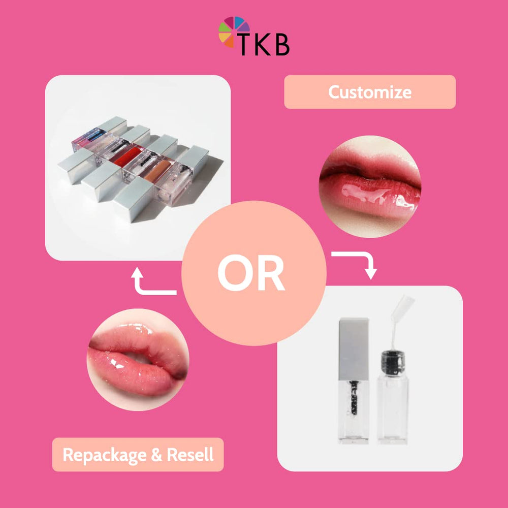 TKB Lip Gloss Base Flexagel M vegan cruelty-free badge indicating ethical beauty choice
