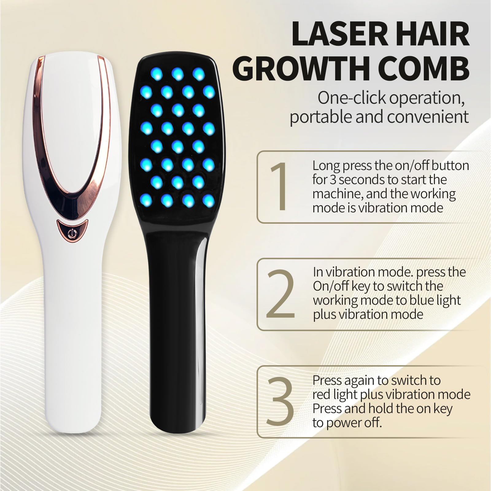 Tkcsoi Laser Comb packaging highlights portability and ease of use.