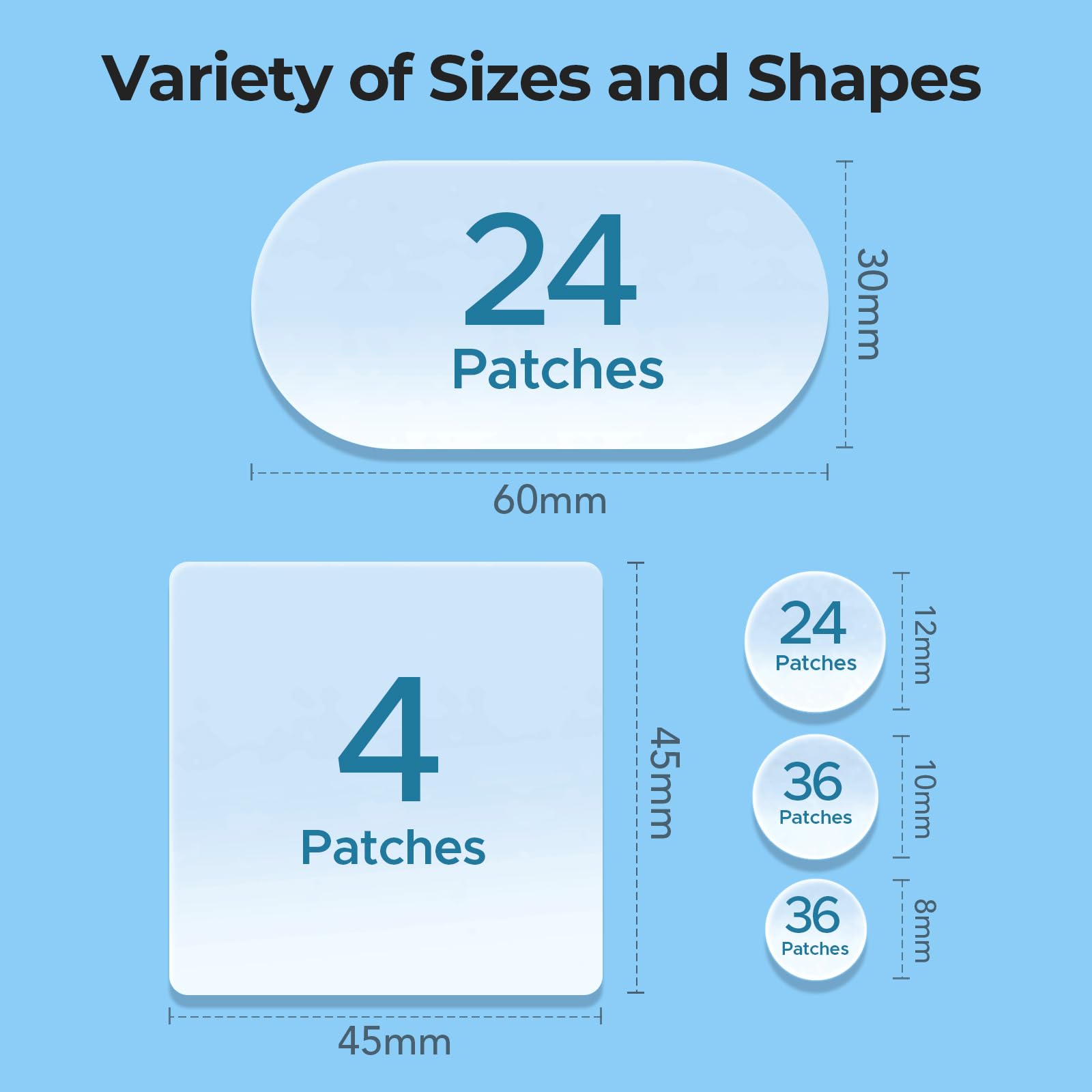 TKTK 10mm acne dot patch suited for mid-size blemishes