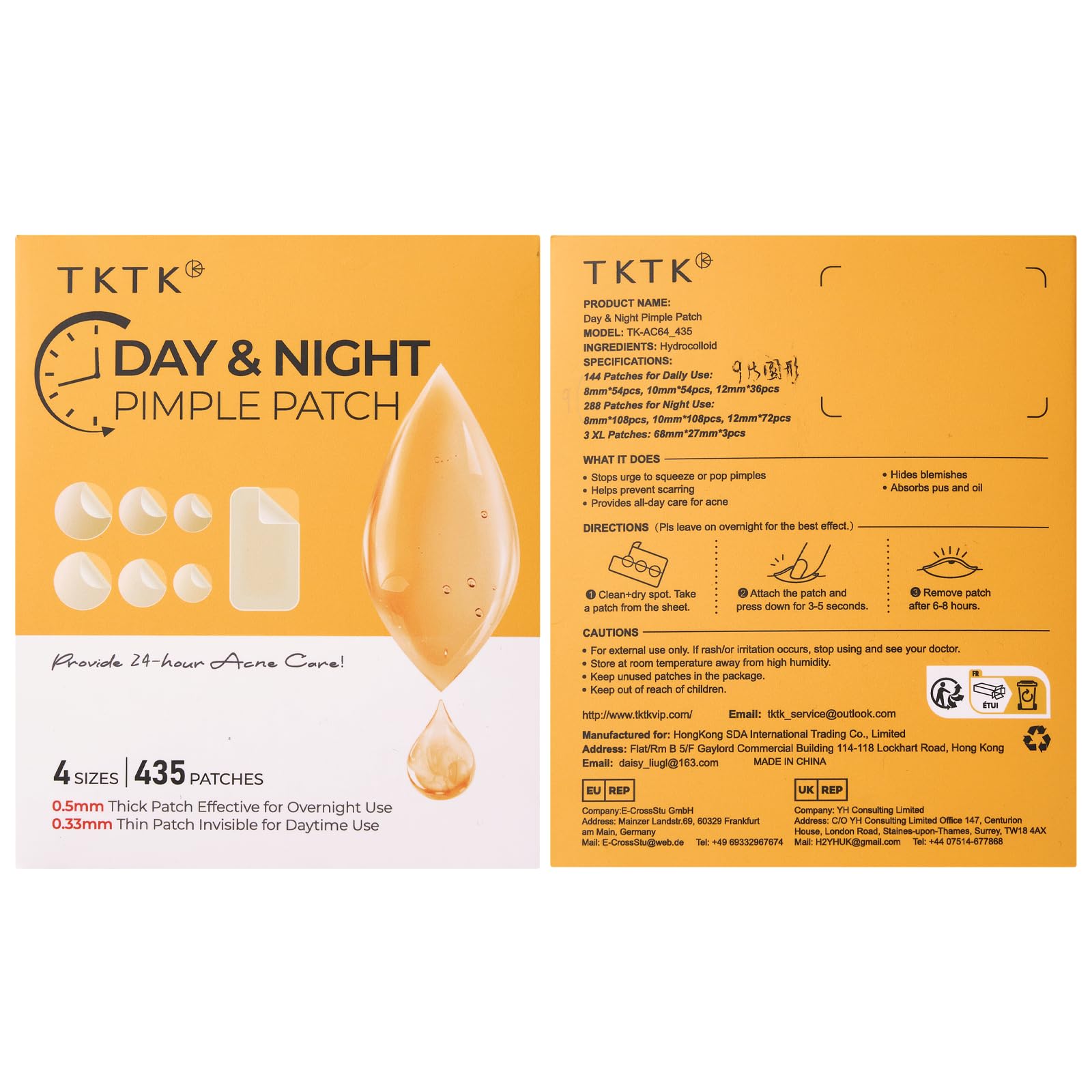 TKTK patch shows strong absorption for blemish care