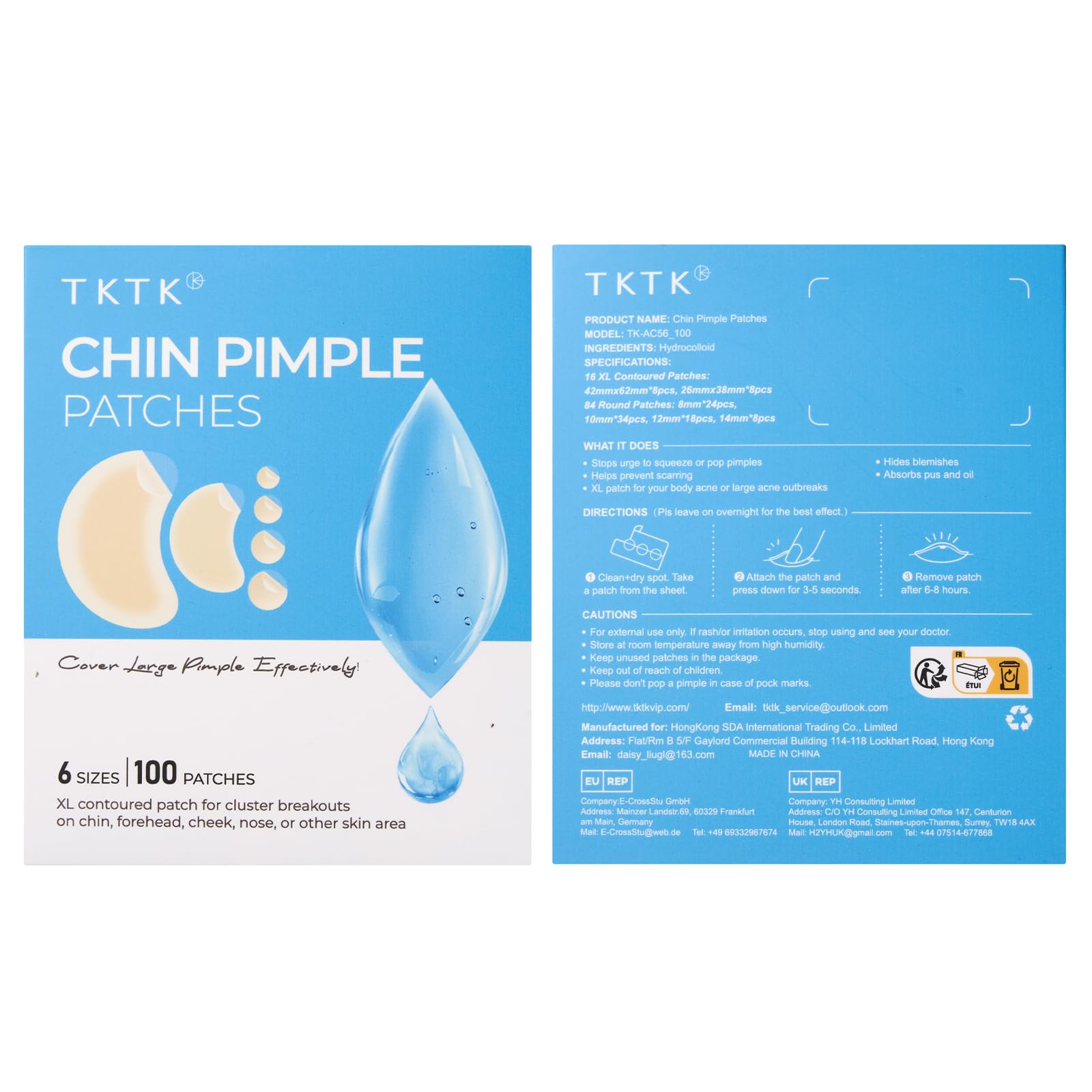 TKTK overnight application patch demonstrates easy use and discretion.