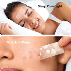 TKTK face patch close-up demonstrates discreet overnight wear