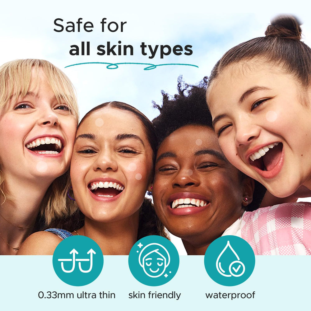 TKTK hydrocolloid patches 14mm protect bigger areas while remaining transparent