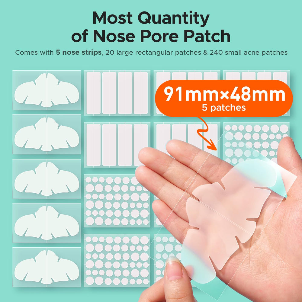 TKTK hydrocolloid nose patches closeup texture shows fragrance-free material.