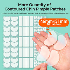 TKTK jawline contoured patch oval for seamless coverage on large blemishes