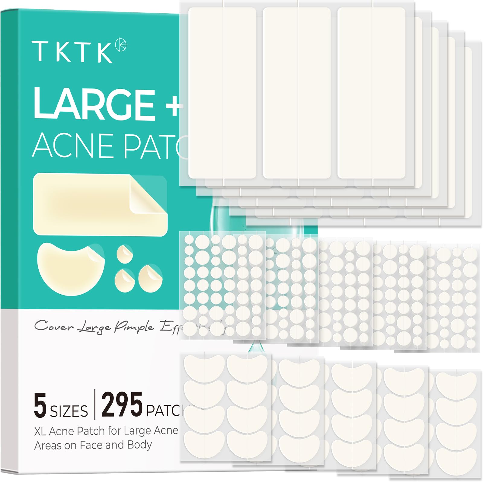 TKTK large patch on face absorbs excess oil and pus