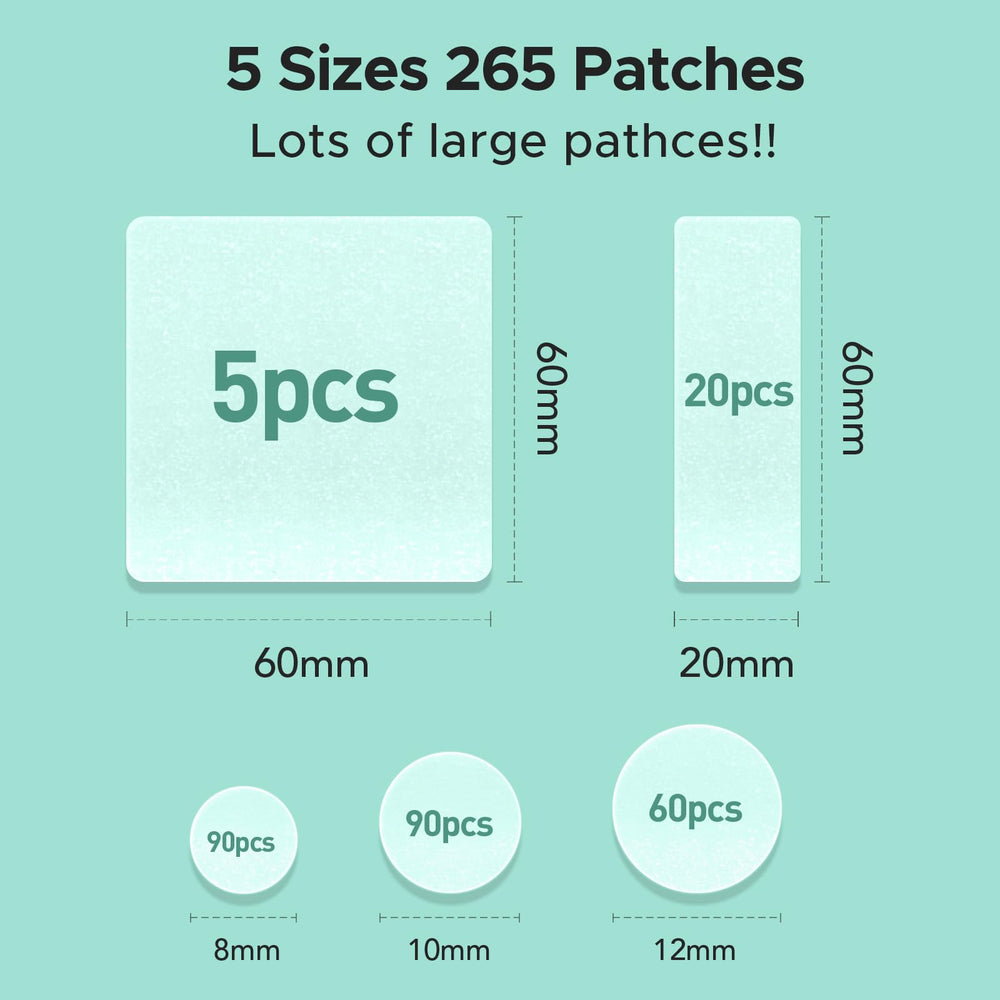 TKTK pimple patch 20x60mm provides broad coverage for larger breakouts.