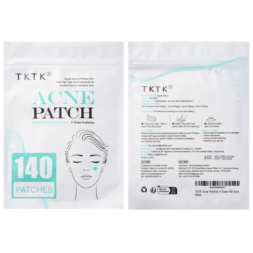 TKTK Pimple Patch with tea tree calendula ingredients for gentle care.