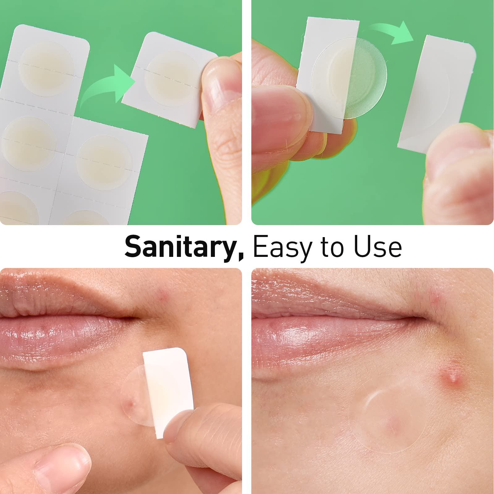TKTK patches featuring easy peel-off design for clean application.