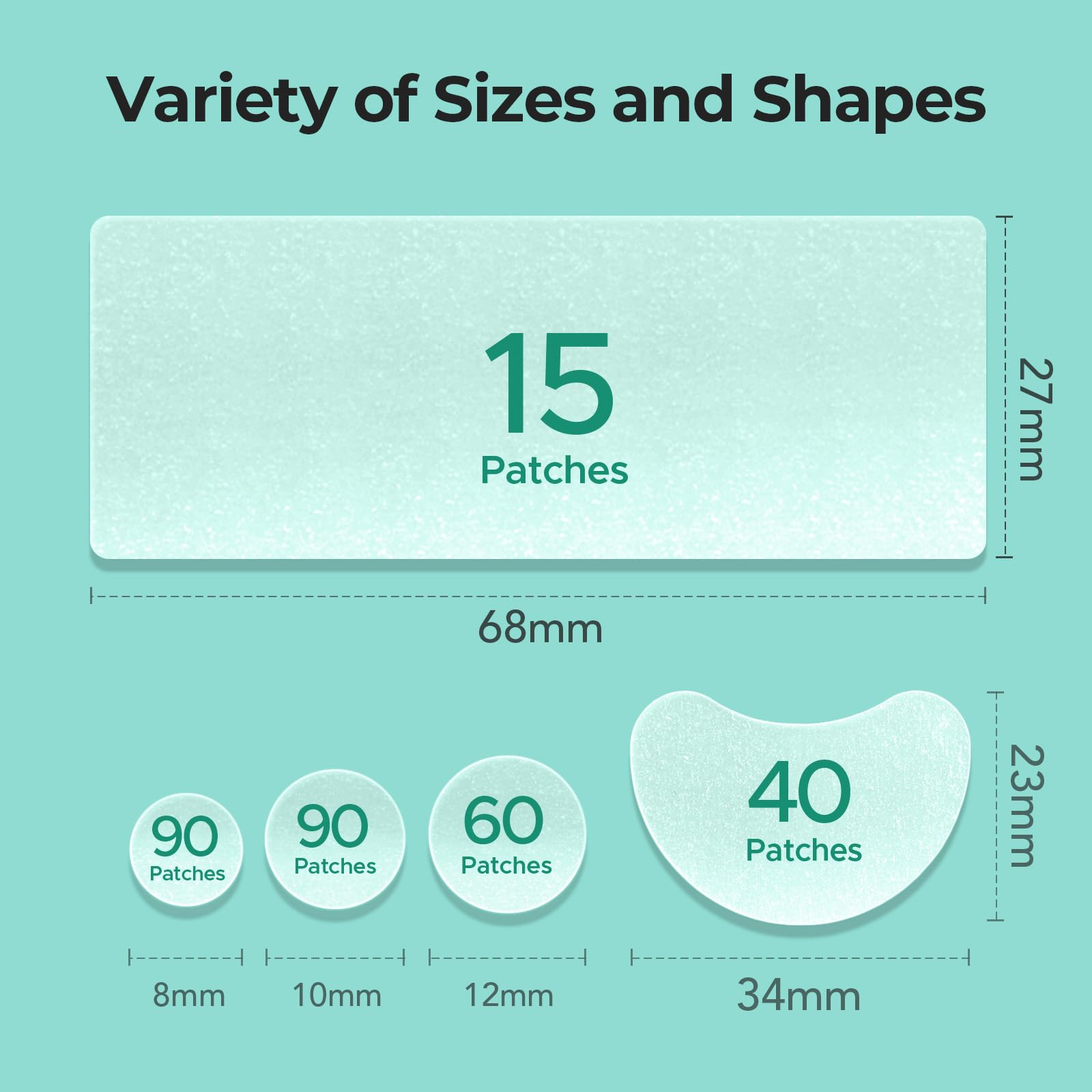 TKTK 12mm patch for smaller spots with precise treatment