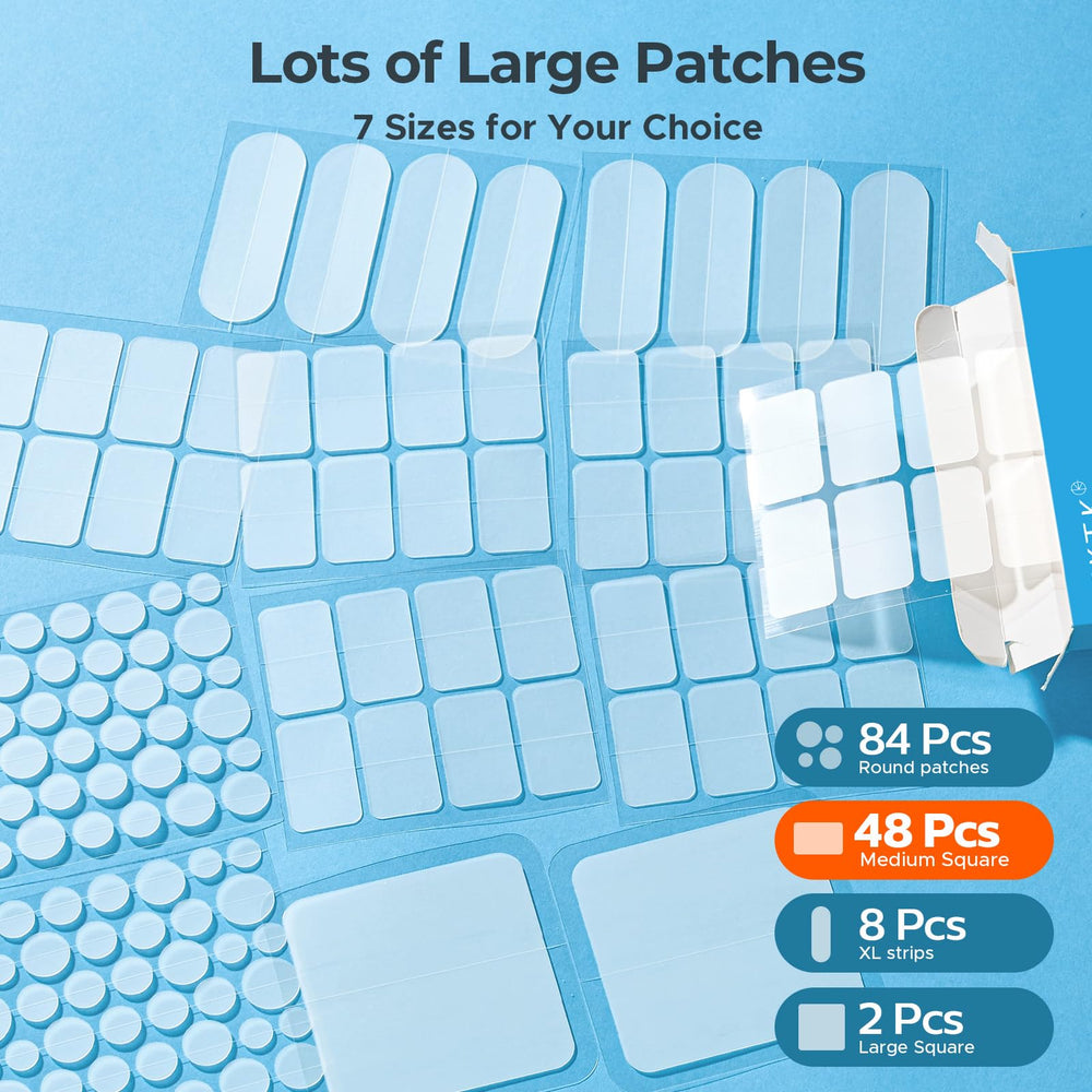 TKTK 8mm dot patches suit tight spaces with flexible placement.