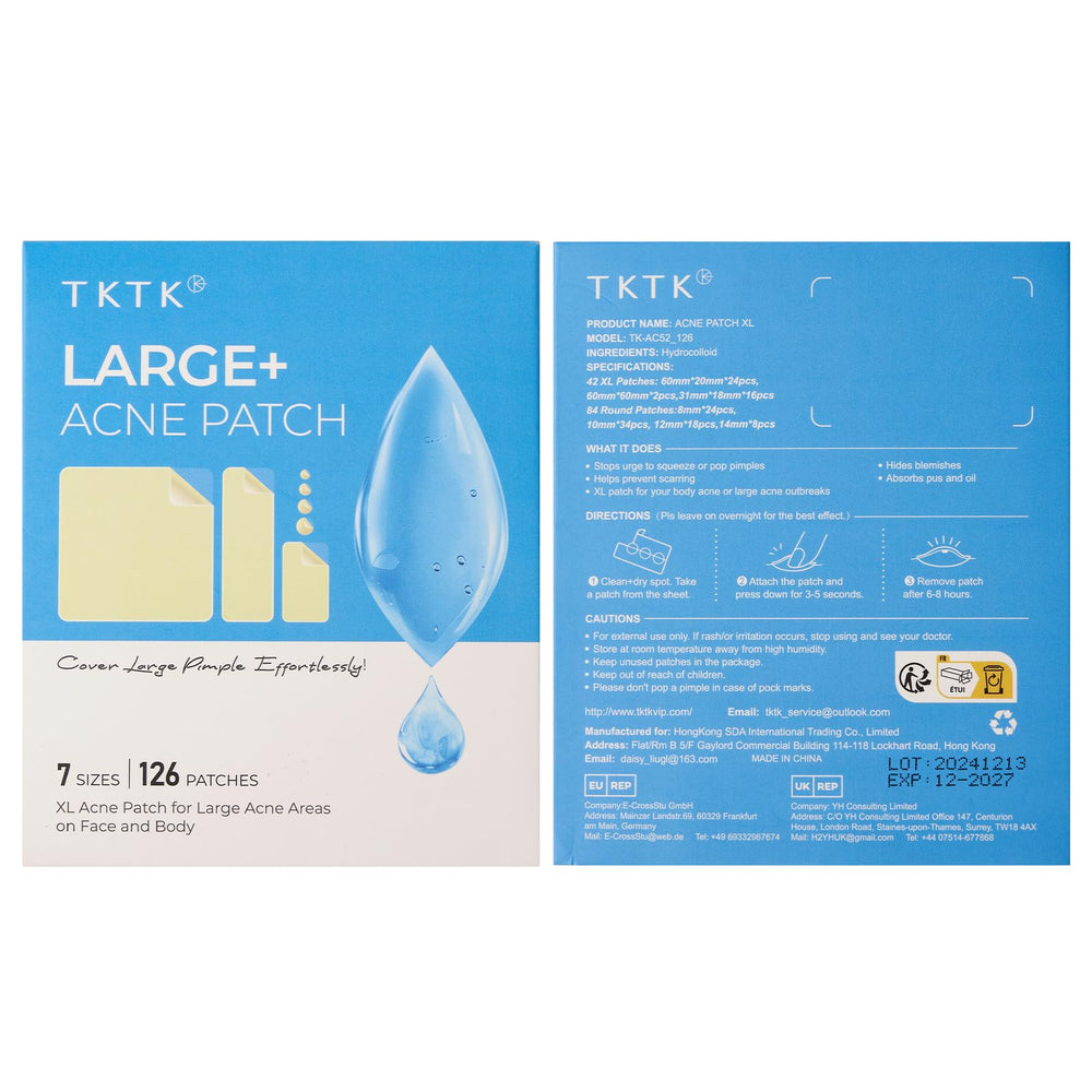 TKTK pimple patches XL multi-pack for extensive coverage