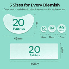 TKTK round acne patch 8mm for quick spot treatment on small pimples