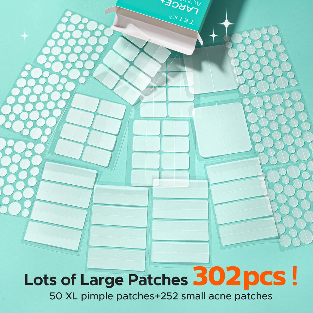 TKTK-xl patches on back area provide discreet protection for larger breakouts