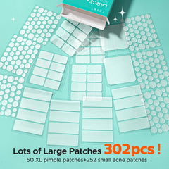 TKTK-xl patches on back area provide discreet protection for larger breakouts
