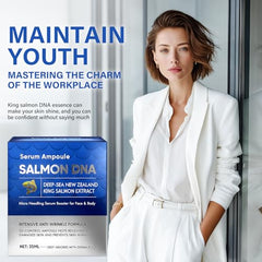 TKYT Salmon DNA Serum ampoule being opened showcases precise, quick application.