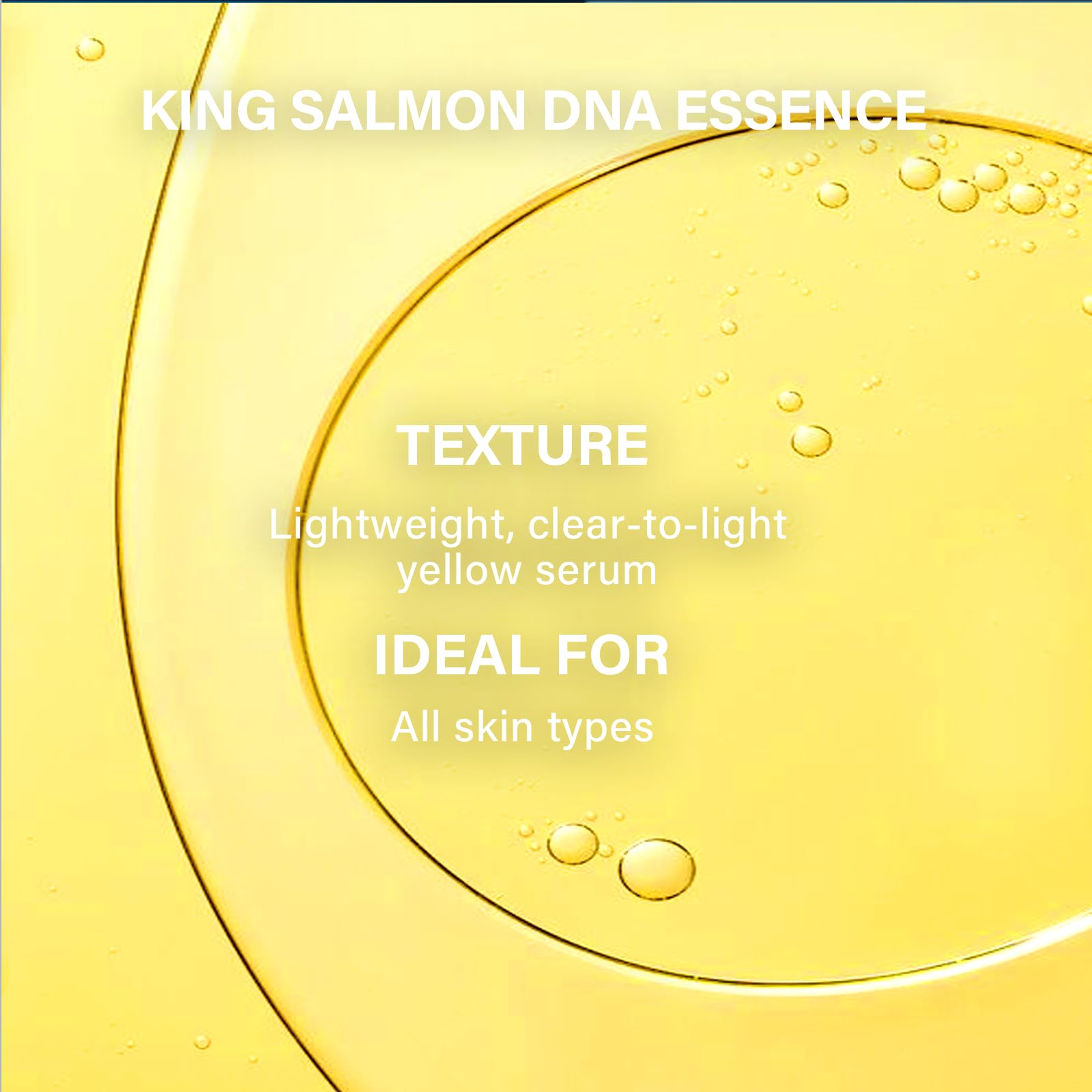 TKYT Salmon DNA Serum shown for body use, indicating versatile moisturizing.