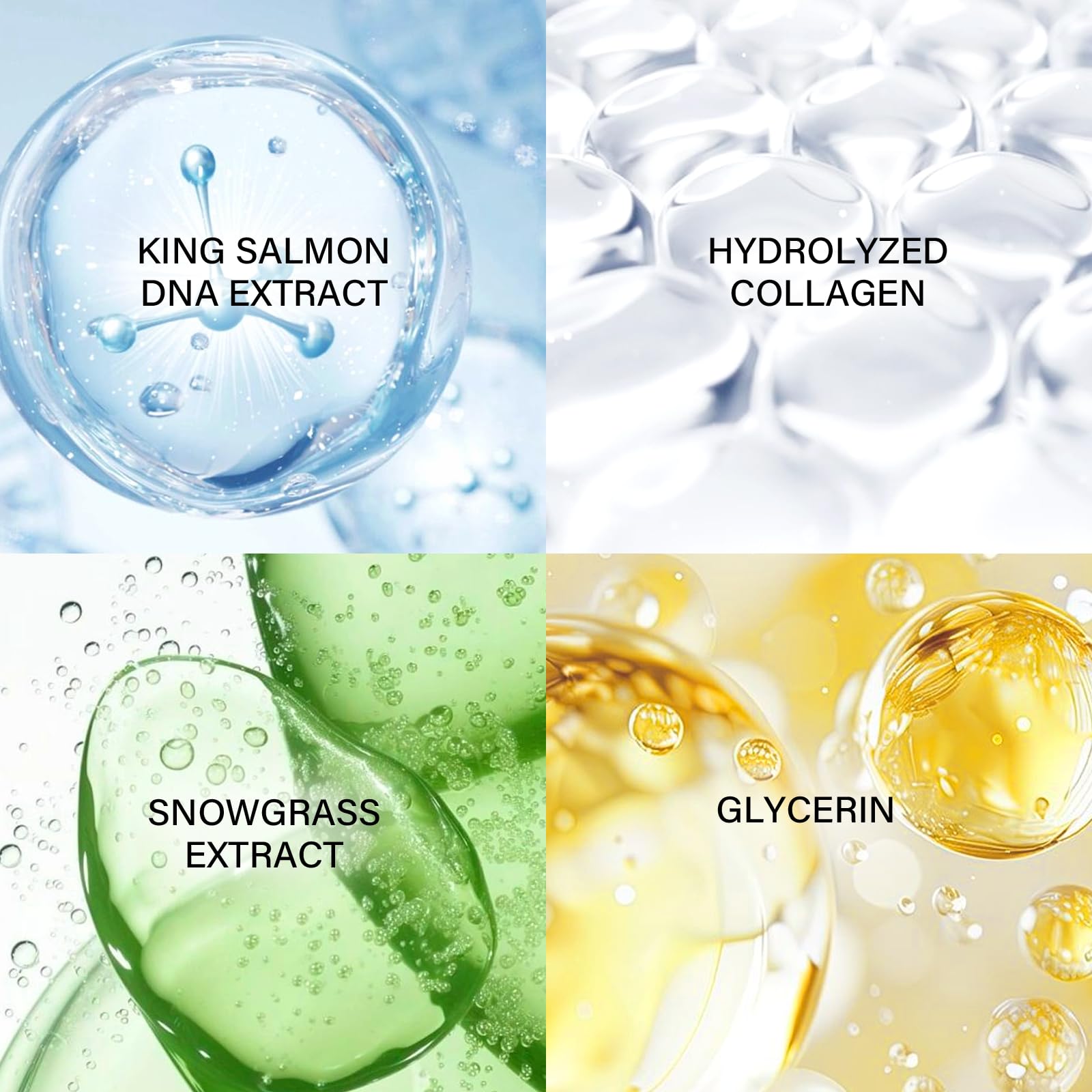 TKYT Salmon DNA Serum applied to the face demonstrates smooth absorption.