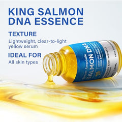 TKYT Salmon DNA Serum packaging close-up highlights compact ampoule for daily moisturization.