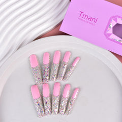 Tmani 10pc set includes a nail file for quick shaping.