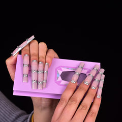 Tmani durable reusable press-on nails for multiple reapplications.