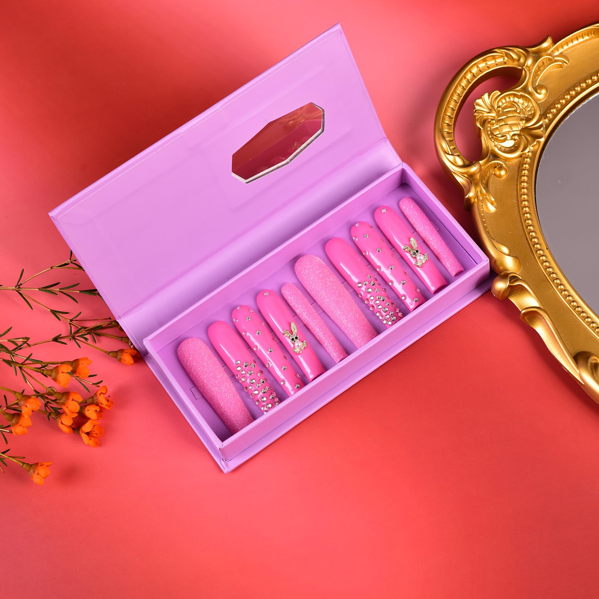 Tmani handmade PMMA nails show unique craftsmanship.