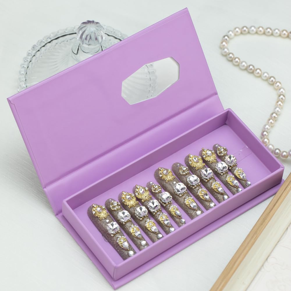 Tmani purple storage case keeps nails organized and portable.