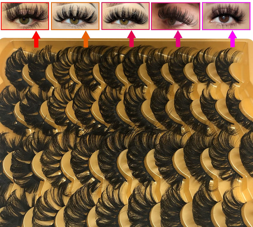 TMIELYBS wispy curly mink lashes create soft, flattering lash line