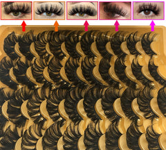 TMIELYBS wispy curly mink lashes create soft, flattering lash line