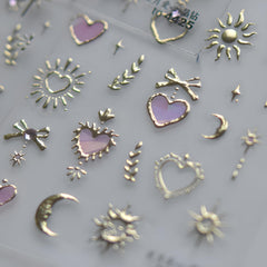 Tnbuokas 5D self-adhesive stickers simplify nail art in minutes.