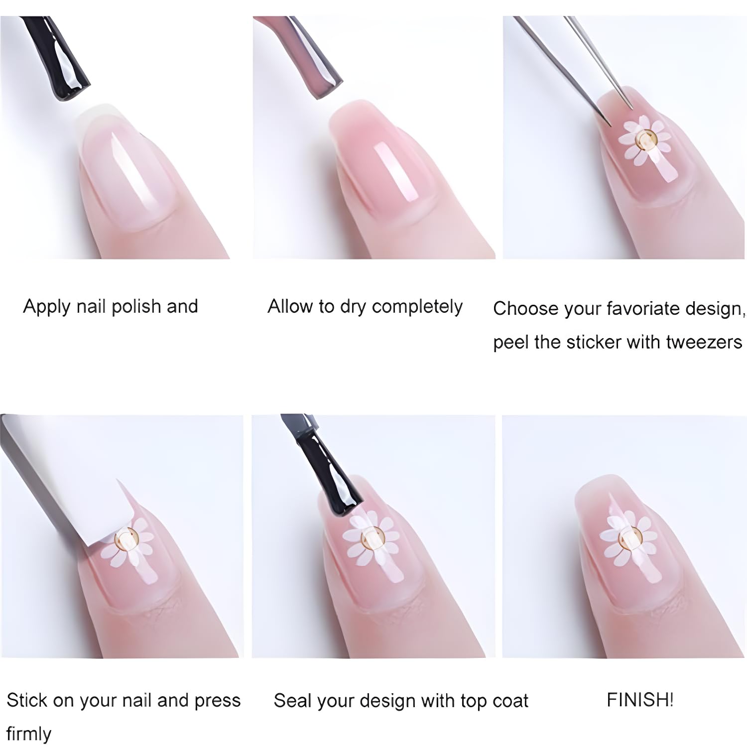 Tnbuokas easy-application design suits natural, artificial, and toenails for versatility.