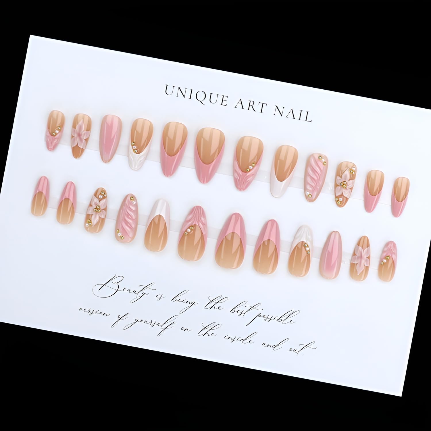 Medium almond shape shown for comfortable, natural-looking fit