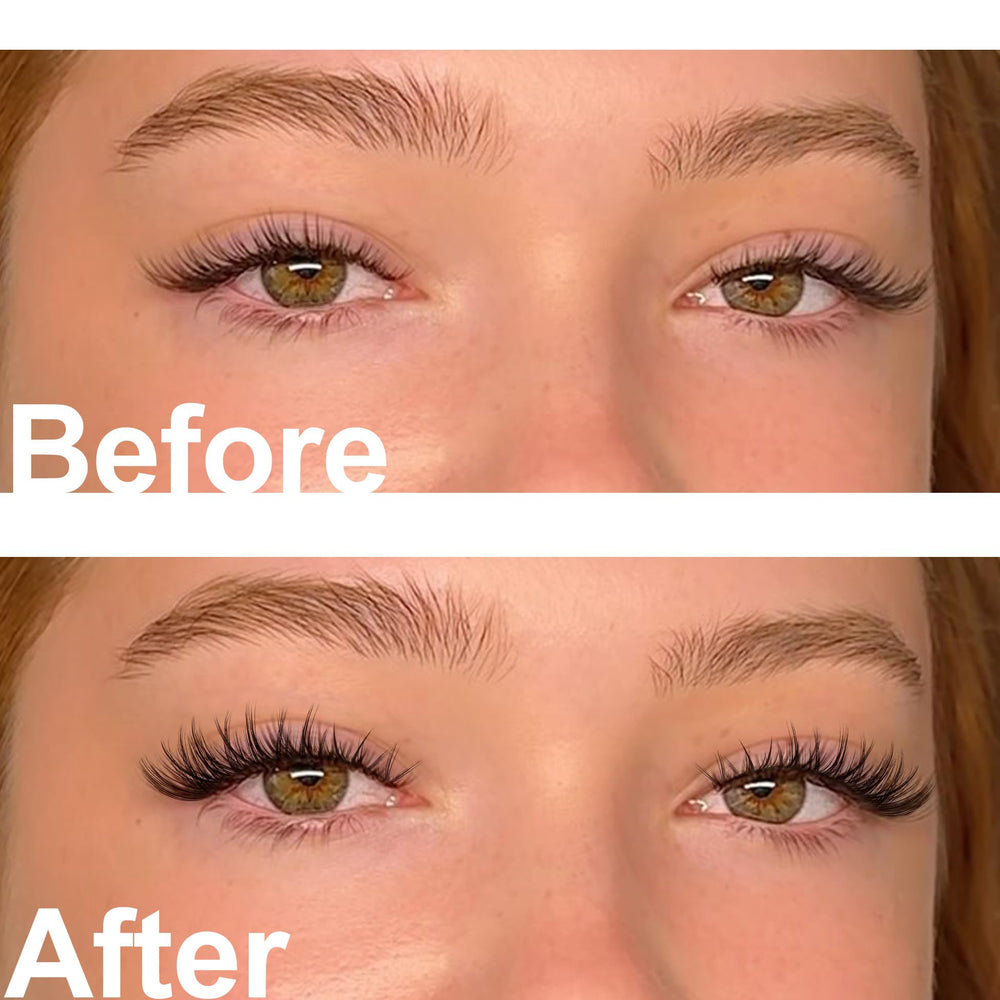 TNFVLONEINS cluster lashes soft-fiber texture for comfortable wear.