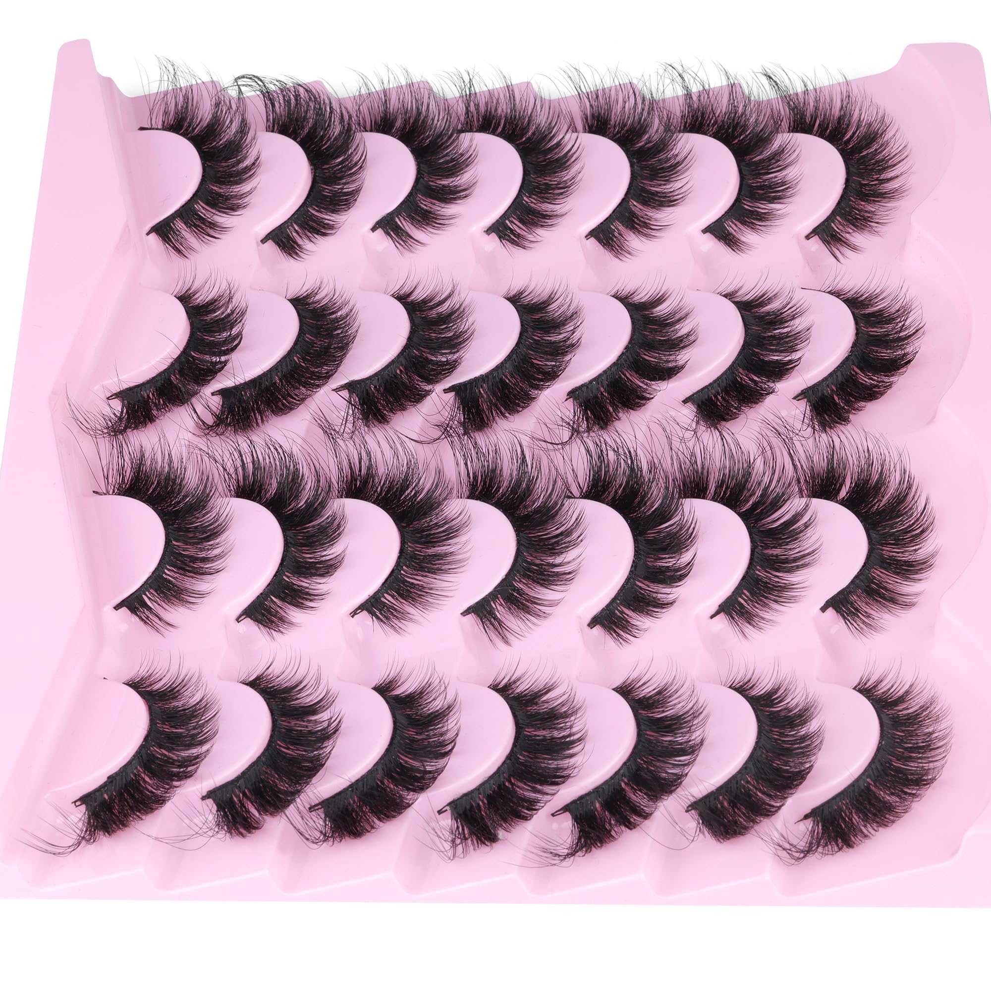 TNFVLONEINS handmade lashes use soft synthetic fibers for durable, reusable comfort.