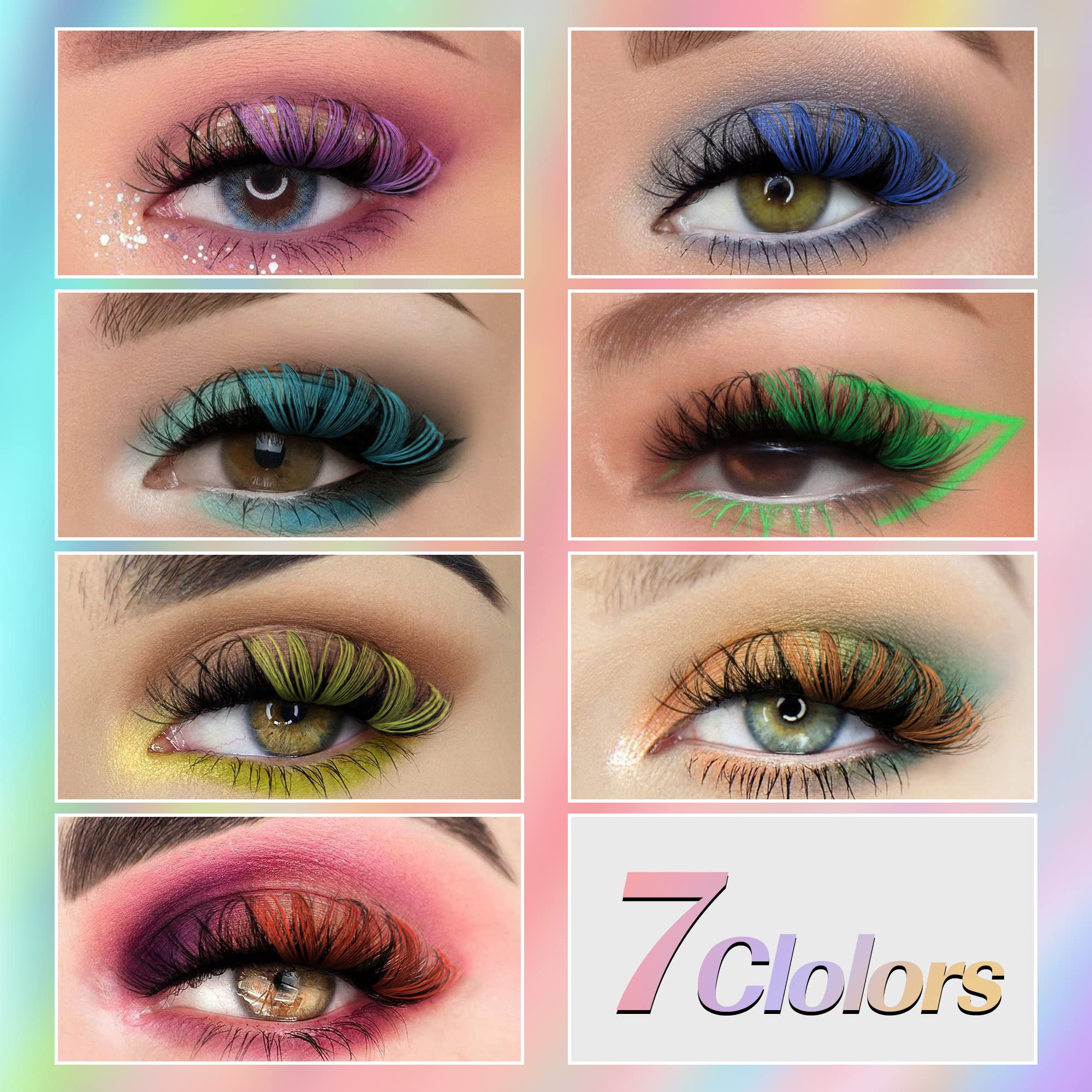 TNFVLONEINS fluffy wispy mink lashes add soft, feather-like volume
