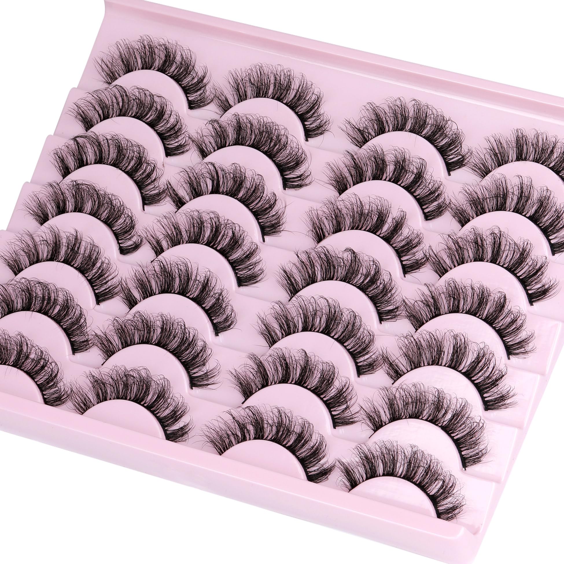 TNFVLONEINS lashes on eye natural look suitable for work or date nights.