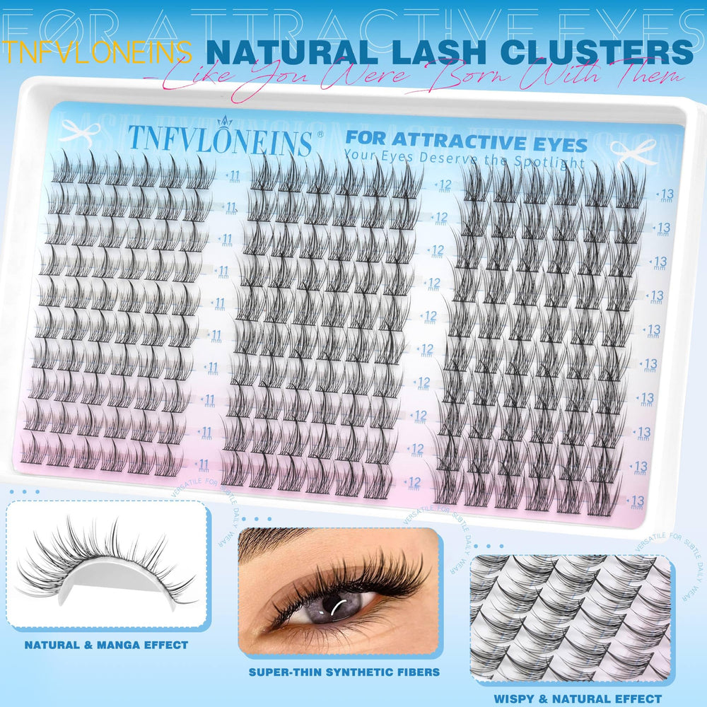 TNFVLONEINS lightweight flexible-band lashes ideal for comfortable all-day wear.