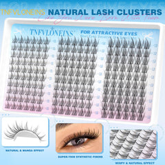 TNFVLONEINS lightweight flexible-band lashes ideal for comfortable all-day wear.