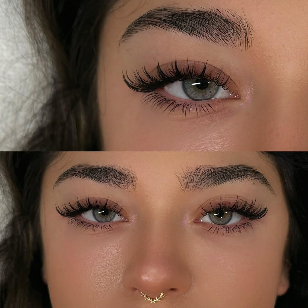 TNFVLONEINS manga lashes 5D volume for bold evening eyes