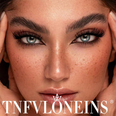 TNFVLONEINS natural-looking mink lashes add subtle volume for everyday beauty.