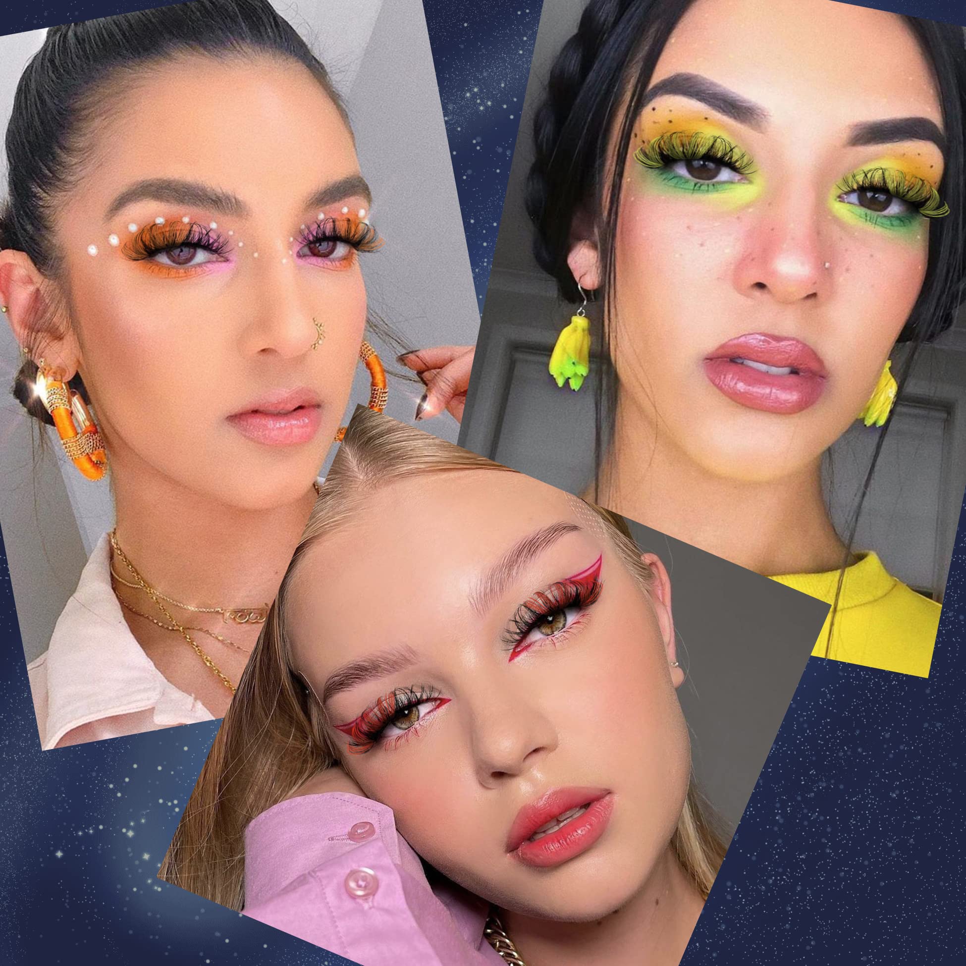 TNFVLONEINS seven-color lash pack helps match makeup moods