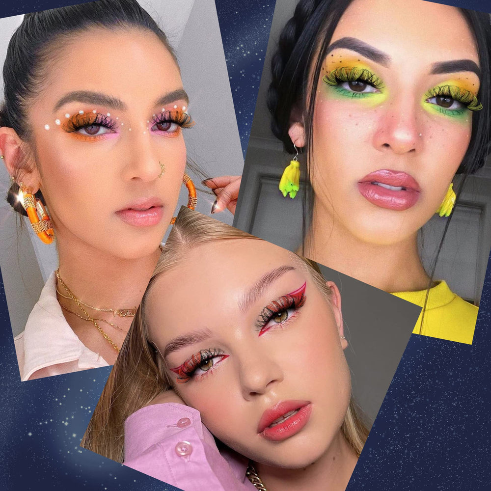 TNFVLONEINS seven-color lash pack helps match makeup moods
