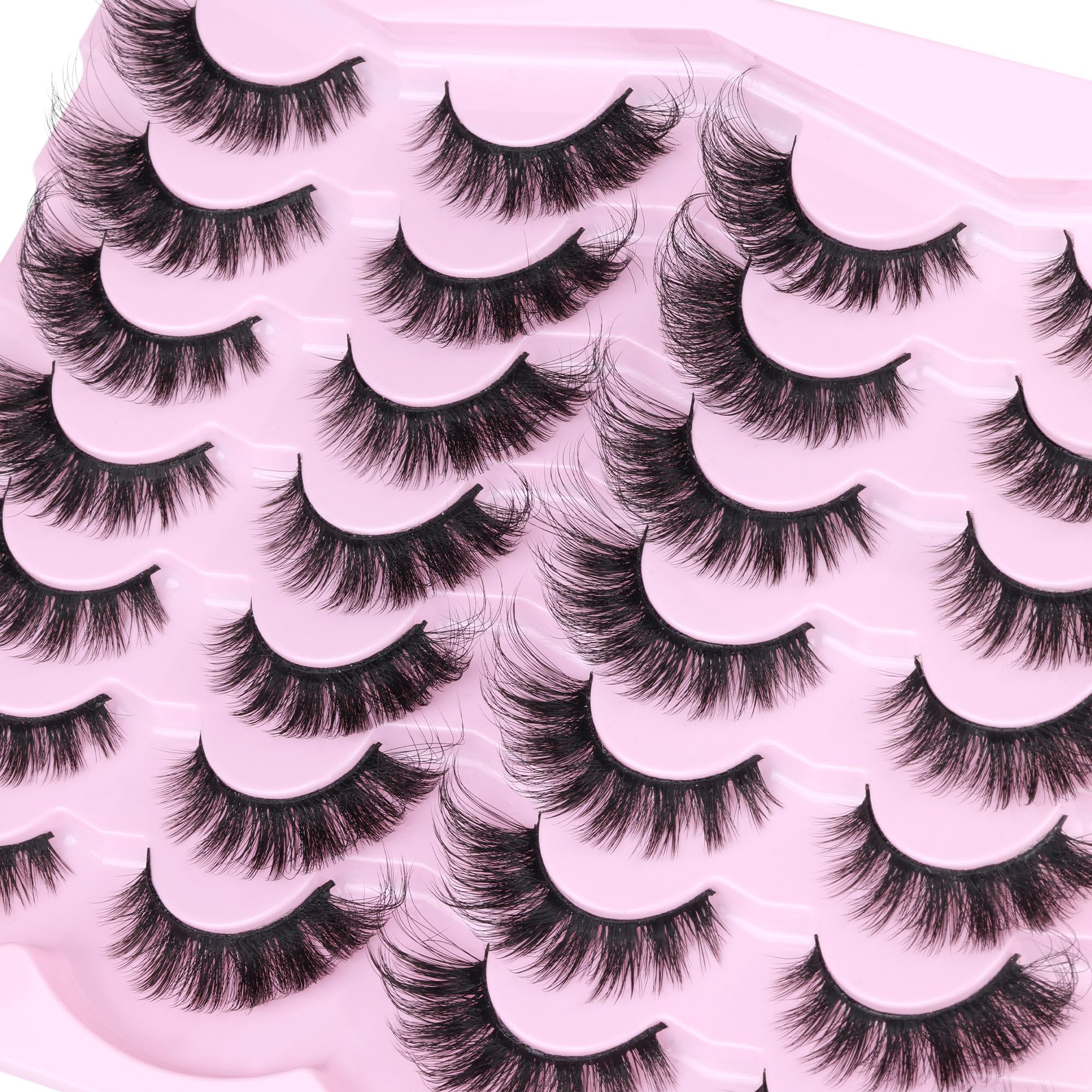 TNFVLONEINS soft cotton-band lashes ensure comfortable wear during long days.