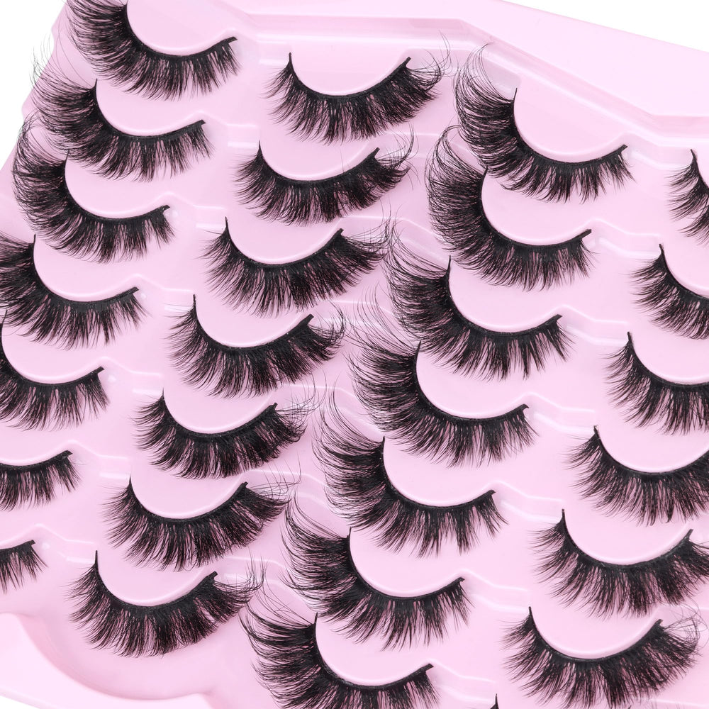 TNFVLONEINS soft cotton-band lashes ensure comfortable wear during long days.