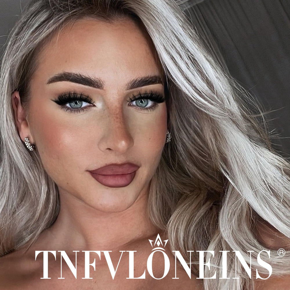 TNFVLONEINS soft cotton band lashes for all-day comfort